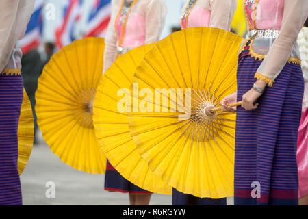 Thailandia BURIRAM SATUEK tradizione danza thailandese Foto Stock