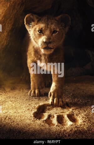 Pellicola originale titolo: THE LION KING. Titolo inglese: Il re leone. Anno: 2019. Direttore: Jon Favreau. Credito: FAIRVIEW ENTERTAINMENT/WALT DISNEY PICTURES / Album Foto Stock