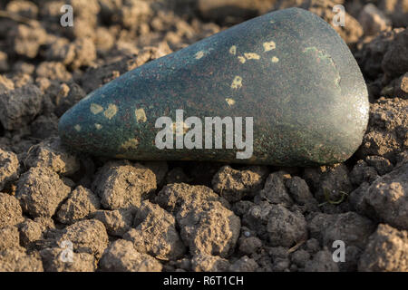 Il neolitico ascia in pietra 5000-6000 A.C. Foto Stock