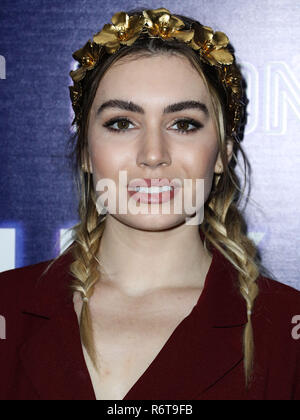 HOLLYWOOD, Los Angeles, CA, Stati Uniti d'America - 05 dicembre: Sophie Simmons presso il Los Angeles Premiere di neon di 'Vox Lux" tenutasi presso ArcLight Hollywood di dicembre 5, 2018 a Hollywood e Los Angeles, California, Stati Uniti. (Foto di Xavier COLLIN/Image Press Agency) Foto Stock