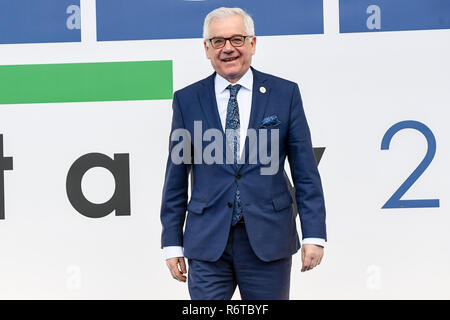 Foto LaPresse - Claudio Furlan 05/12/2018 Milano ( MI ) Cronaca Apertura del Consiglio Ministeriale dell&#x2019;Organizzazione per&#xa0;la sicurezza e la cooperazione in Europa Osce nella foto: Jacek Czaputowicz ministro esteri Polonia Foto Lapresse - Claudio Furlan 05/12/2018 Milano (MI) News Osce sessione di apertura nel pic: Jacek Czaputowicz ministro degli affari esteri della Repubblica di Polonia Foto Stock