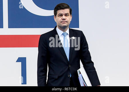 Foto LaPresse - Claudio Furlan 05/12/2018 Milano ( MI ) Cronaca Apertura del Consiglio Ministeriale dell&#x2019;Organizzazione per&#xa0;la sicurezza e la cooperazione in Europa Osce nella foto: Rappresentante Usa Wess Mitchell Foto Lapresse - Claudio Furlan 05/12/2018 Milano (MI) News Osce sessione di apertura nel pic: rappresentante negli Usa Wess Mitchell Foto Stock