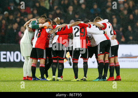 ROTTERDAM , Olanda , 06-12-2018 , stadio De Kuip , Calcetto , Stagione 2018/2019 , olandese , Eredivisie Feyenoord - VVV, team del Feyenoord Foto Stock