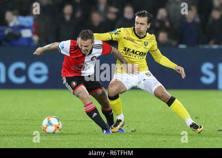 ROTTERDAM , Olanda , 06-12-2018 , stadio De Kuip , Calcetto , Stagione 2018/2019 , olandese , Eredivisie Feyenoord - VVV, Feyenoord player Jordy Clasie Foto Stock