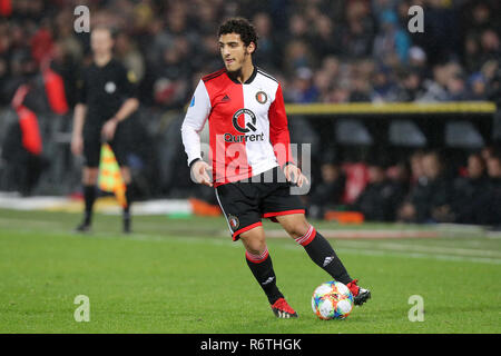 ROTTERDAM , Olanda , 06-12-2018 , stadio De Kuip , Calcetto , Stagione 2018/2019 , olandese , Eredivisie Feyenoord - VVV , Feyenoord player Yassin Ayoub Foto Stock