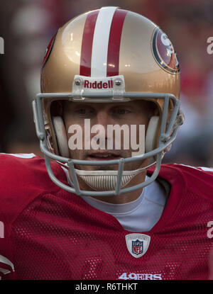 San Francisco, California, Stati Uniti d'America. Xiii Nov, 2011. San Francisco 49ers kicker David Akers (2), Domenica 13 Novembre, 2011 a Candlestick Park di San Francisco, California. Il 49ers sconfitto il Giants 27-20. Credito: Al di Golub/ZUMA filo/Alamy Live News Foto Stock