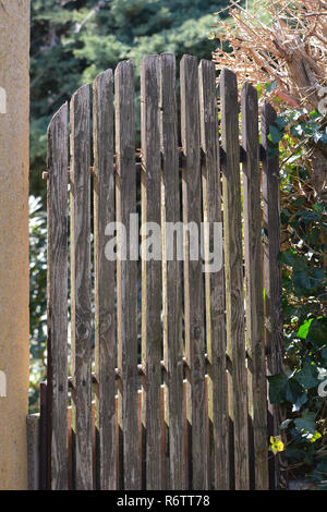 Recinzione di legno Foto Stock