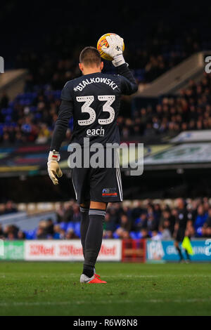 3 novembre 2018, Portman Road, Ipswich, Inghilterra; Sky Campionato Bet Preston North End ; Bartosz Bialkowski (33) di Ipswich Credito: Georgie Kerr/News immagini, English Football League immagini sono soggette a licenza DataCo Foto Stock