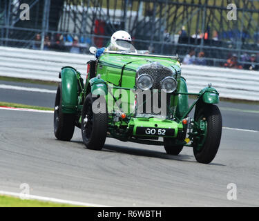 Richard Evans, Gareth Burnett, Talbot 105 Alpine, andare 52, Kidston trofeo, Silverstone Classic 2015, Chris McEvoy, il circuito da corsa, cjm-fotografia, clas Foto Stock