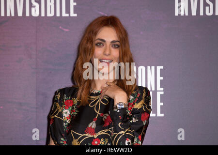 Miriam Leone nella foto durante il photocall del film Il testimone invisibile al Hotel San Regis - Roma Foto Stock