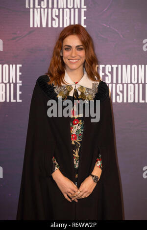 Miriam Leone nella foto durante il photocall del film Il testimone invisibile al Hotel San Regis - Roma Foto Stock