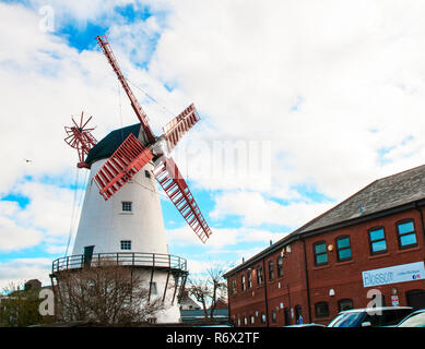 Marsh Mill Jackfield Lancashire England Regno Unito . Dal 1964 il mulino è stato ristrutturato e rinnovato da alla sua condizione attuale Foto Stock