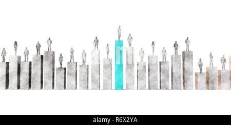 Business strategia di gestione Foto Stock