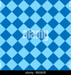 Scacchiera, seamless pattern. Illustrazione Vettoriale. Blue Illustrazione Vettoriale