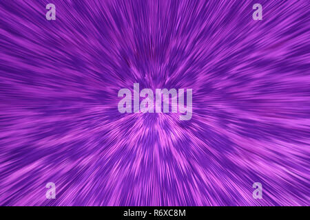 Ultra Violet astrazione. Violetta esplosione. Creative movimento astratto Foto Stock