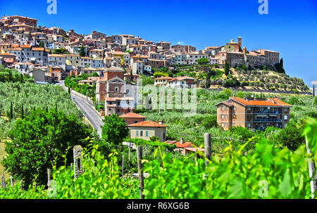 Città di Chianciano Terme in Toscana, Italia Foto Stock