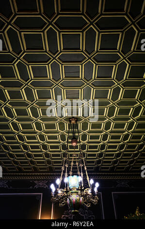 Interno della Casa-museo Hindliyan nel centro storico di Plovdiv, Bulgaria - capitale della cultura per il 2019 Foto Stock