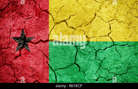 Repubblica di Guinea Bissau bandiera Foto Stock