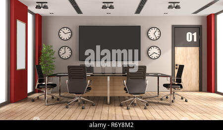 Moderna sala riunioni Foto Stock