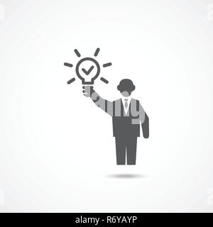 Sapere come icona Illustrazione Vettoriale