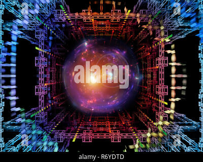 Anticipo di Quantum Space Foto Stock