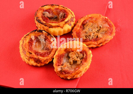Pizza - finger food nel ristorante Foto Stock