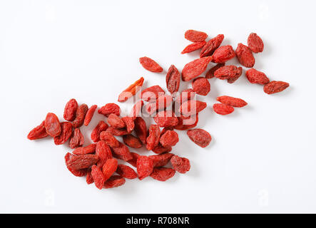 Manciata di goji bacche Foto Stock