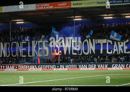 Utrecht, Paesi Bassi. Il 7 dicembre 2018. Stadion De Vliert Keuken Kampioen Divisie, atmosfera nello stadio durante la partita Den Bosch - NEC Credito: Pro scatti/Alamy Live News Credito: Pro scatti/Alamy Live News Foto Stock