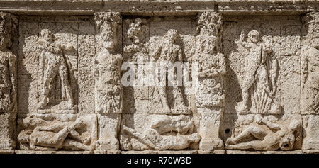 GALLIPOLI, Italia - Fontana Greca, del III secolo A.C. Foto Stock