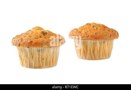 Due Stracciatella muffin Foto Stock