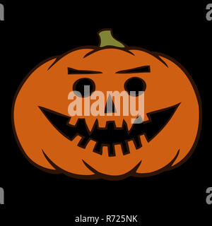 Disegnata a mano jack-o-lantern Foto Stock