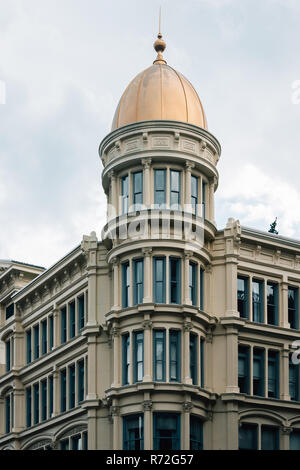 Architettura al 6° Avenue & 21st Street, a Manhattan, New York City Foto Stock