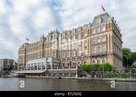 Dutch famosi cinque stelle Amstel hotel nel centro di Amsterdam Foto Stock