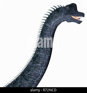 Brachiosaurus testa di dinosauro Foto Stock