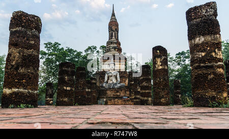 Wat Traphang Ngoen, Sukhothai, Thailandia Foto Stock