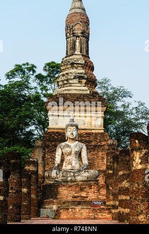 Wat Traphang Ngoen, Sukhothai, Thailandia Foto Stock