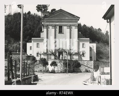 Umbria Terni Narni Santuario della Madonna del Ponte, questa è la mia Italia, il paese italiano di storia visiva, affreschi medioevali del XII secolo. Post-architettura medievale c. 1724, il dipinto del XVIII secolo, affreschi del XIV secolo, scultura Foto Stock