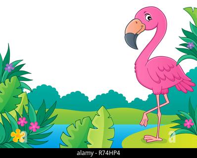 Flamingo argomento immagine 3 Foto Stock