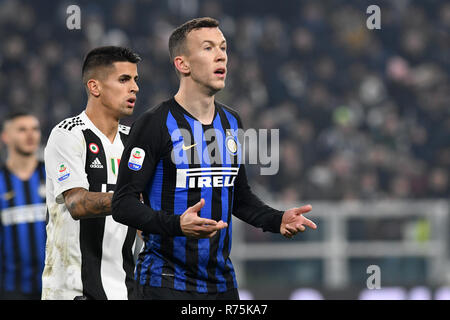 Torino, Italia. 07 dicembre 2018. Ivan Perisic di FC Internazionale durante la Serie A nella partita tra Juventus FC ed FC Internazionale. Credito: Marco Canoniero/Alamy Live News Foto Stock