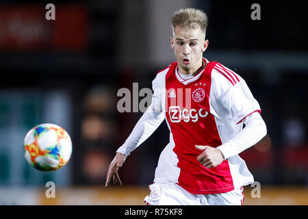 AMSTERDAM , 07-12-2018 , Sportpark De Toekomst , olandese , calcio Keuken Kampioen divisie , Stagione 2018 / 2019. Jong Ajax player Vaclav Cerny durante il match Jong Ajax vs TOP Oss Foto Stock