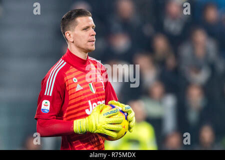 Torino, Italia, 07 dicembre 2018. Wojciech Szczesny ( Juventus ) durante l'italiano 'Serie A' match tra Juventus 1-0 Inter presso lo stadio Allianz su dicembre 07, 2018 a Torino, Italia. Credito: Maurizio Borsari/AFLO/Alamy Live News Foto Stock