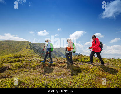 Trekking in montagna Ciucas Foto Stock