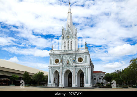 Natività della Madonna nella cattedrale di Samut Songkhram, Thailandia. Foto Stock