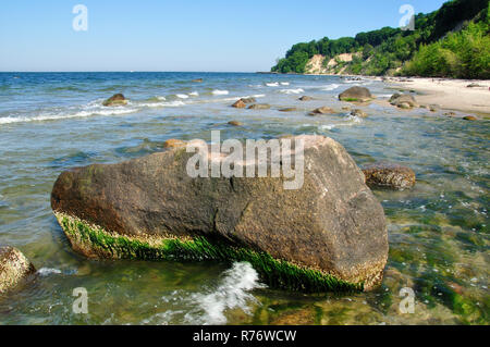 Scogliera sulla rÃ¼gen Foto Stock