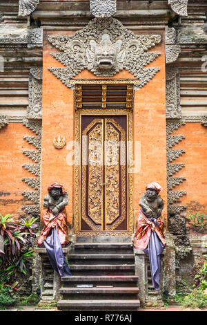 Ingresso, Ubud Palace, Bali, Indonesia Foto Stock