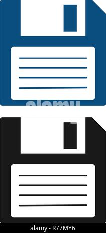 Disco floppy diskette graphic design vettore modello Illustrazione Vettoriale