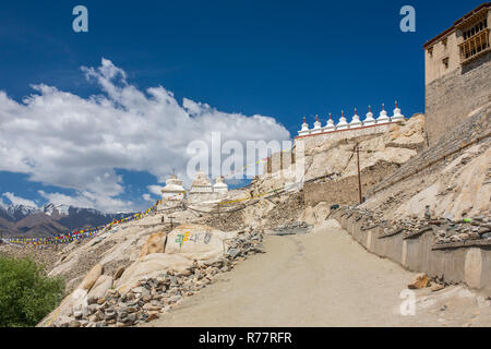 Palazzo di Shey complesso nella regione del Ladakh, India. Foto Stock