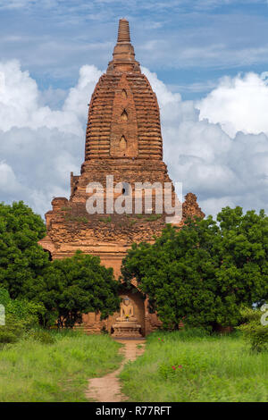 Old Bagan pagode e templi in Myanmar Foto Stock