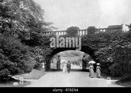 Ampia passeggiata, Miller Park, Preston Foto Stock