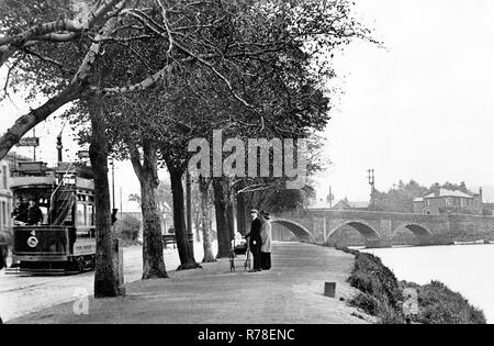 Penwortham Bridge, Preston Foto Stock